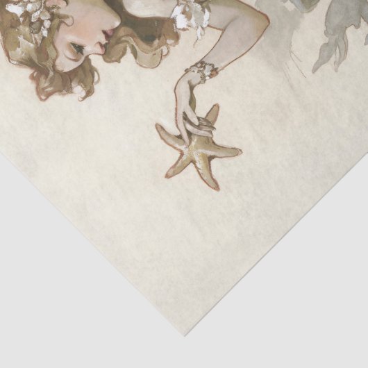  zeemeermin tissuepapier (Detail)