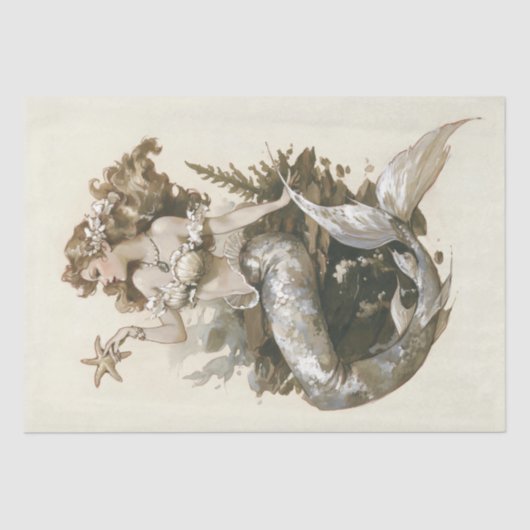  zeemeermin tissuepapier (Voorkant)