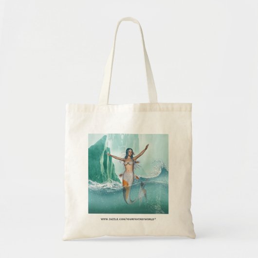 Zeemeermin Tote Bag (Voorkant)