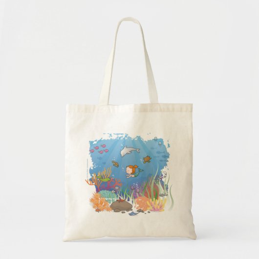 Zeemeermin Tote Bag (Voorkant)