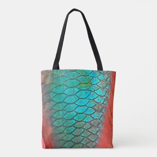 Zeemeermin Tote Bag (Achterkant)