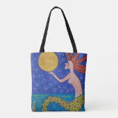 Zeemeermin Tote Tas (Achterkant)