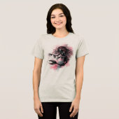 Zeemeermin Tri-Blend Shirt (Voorkant volledig)