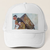 Zeemeermin Trucker Pet (Voorkant)