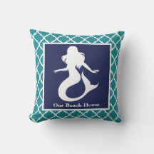 Zeemeermin Turquoise Blauwe Naam Personaliseerbaar