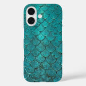Zeemeermin turquoise iPhone case (Achterkant)