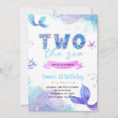 Zeemeermin TWEE de uitnodiging voor het zee (Voorkant)