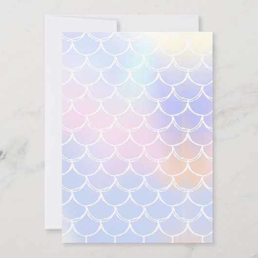 Zeemeermin Twee Het Zee 2e Verjaardagsfeest Kaart (Achterkant)