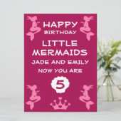 Zeemeermin tweelingzusters (Staand voorkant)