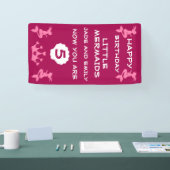 Zeemeermin tweelingzusters spandoek (Beurs)