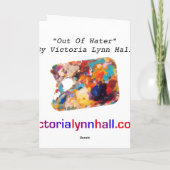 Zeemeermin uit water aanmoediging Kaart (Achterkant)