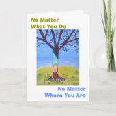 Zeemeermin uit water aanmoediging Kaart (Voorkant)