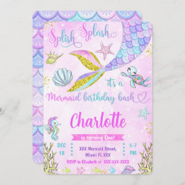 Zeemeermin Uitnodiging