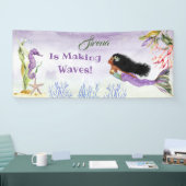 Zeemeermin van Colour Ethnic Seahorse Crab Paars B Spandoek (Beurs)
