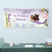 Zeemeermin van Colour Ethnic Seahorse Crab Paars B Spandoek (Beurs)