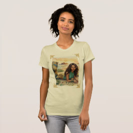Zeemeermin van de Cortezzee Aquarel Kunstprint T-shirt