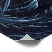 Zeemeermin van de Diep ART PRINT-abyssale zone Poster (Hoek)