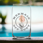 Zeemeermin van dienst Girly nautical Blikvorm Glas