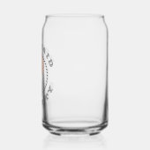 Zeemeermin van dienst Girly nautical Blikvorm Glas (Links)