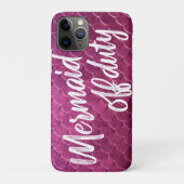 Zeemeermin van dienst Paarse visschalen Case-Mate iPhone Case (Achterkant)