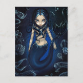 "Zeemeermin van het diepe" Briefkaart (Voorkant)