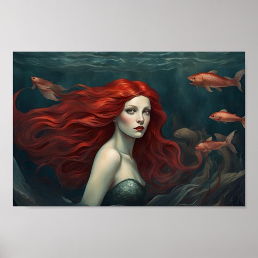 Zeemeermin van het Diepe Poster (Voorkant)