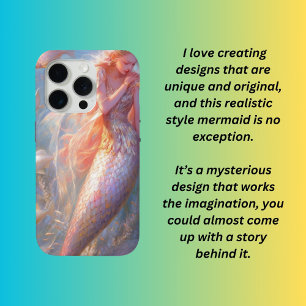 Zeemeermin van het zee iPhone 15 pro case