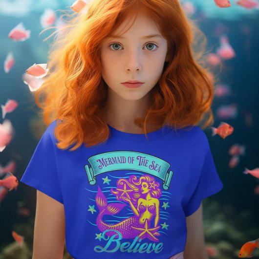 Zeemeermin van het Zee gelooft T-shirt