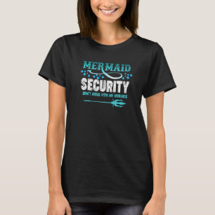 Zeemeermin veiligheidstuig reddingszwemmer T-shirt