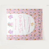 Zeemeermin Verjaardag Achtergrond Tapestry Wandkleed (Voorkant (horizontaal))