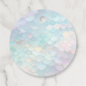 Zeemeermin Verjaardag Bedankt voor Shellebrating Bedankjes Labels (Achterkant)