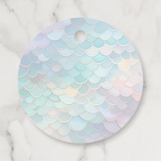 Zeemeermin Verjaardag Bedankt voor Shellebrating Bedankjes Labels (Achterkant)