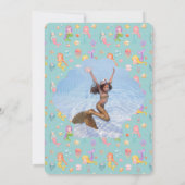 Zeemeermin Verjaardag Foto Bedankt Kaart (Achterkant)