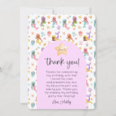 Zeemeermin Verjaardag Foto Bedankt Kaart (Voorkant)