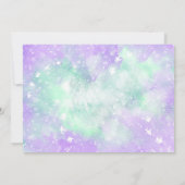 Zeemeermin verjaardag foto uitnodiging (Achterkant)