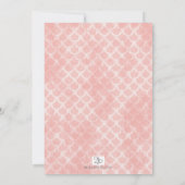 Zeemeermin Verjaardag Koraal en Blauwgroen Kaart (Achterkant)