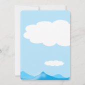  Zeemeermin Verjaardag Ontwerp Blond Haar Kaart (Achterkant)