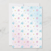 Zeemeermin Verjaardag Tijd Capsule Bericht Kaart (Achterkant)