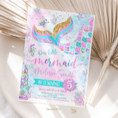 Zeemeermin Verjaardag Uitnodiging Zeemeermin Feest