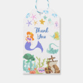 Zeemeermin verjaardagscadeau Label Cadeaulabel (Voorkant)