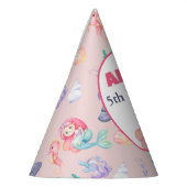 Zeemeermin Verjaardagsfeest Onder de Zee Feesthoedjes (Links)