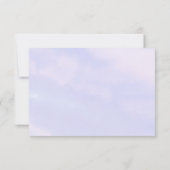 Zeemeermin Verjaardagsfeest Onder het Zee de Dank  Bedankkaart (Achterkant)