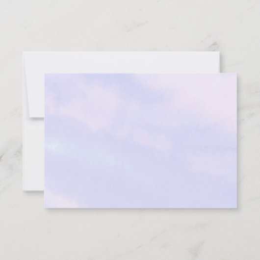 Zeemeermin Verjaardagsfeest Onder het Zee de Dank  Bedankkaart (Achterkant)