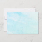 Zeemeermin Verjaardagsfeest Onder het Zee de Dank  Bedankkaart (Achterkant)