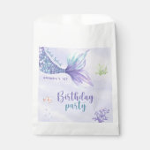 Zeemeermin Verjaardagsfeest onder het Zee Zeemeerm Bedankzakje (Voorkant)