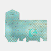 Zeemeermin verjaardagsfeestje gepersonaliseerd Bla Bedankdoosjes (Uitgevouwen)