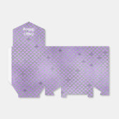 Zeemeermin verjaardagsfeestje gepersonaliseerd Paa Bedankdoosjes (Uitgevouwen)