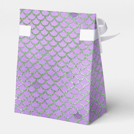 Zeemeermin verjaardagsfeestje gepersonaliseerd Paa Bedankdoosjes (Achterkant)