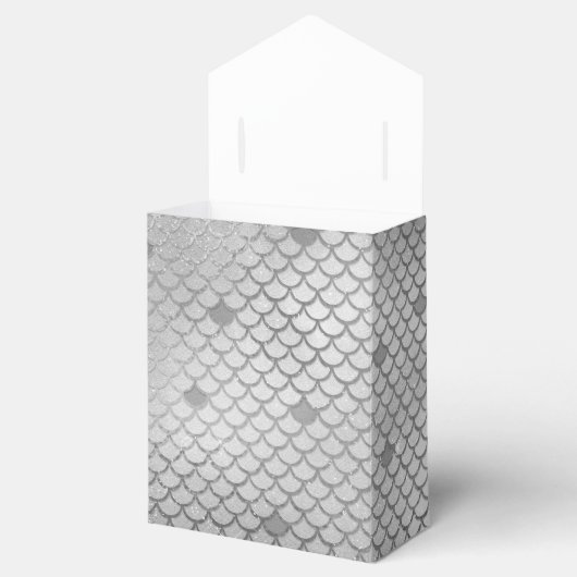 Zeemeermin verjaardagsfeestje gepersonaliseerd zil bedankdoosjes (Geopend)