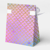 Zeemeermin Verjaardagsfeestje Gepersonaliseerde Br Bedankdoosjes (Achterkant)